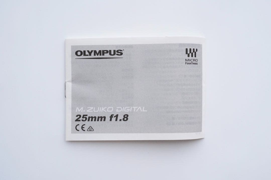 レンズ(単焦点) OLYMPUS M.ZUIKO PREMIUM 25mm f1.8