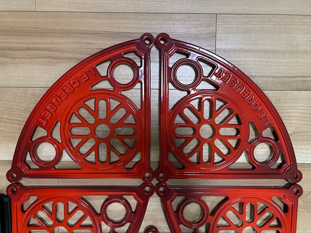 LE CREUSET(ル・クルーゼ)_ポットスタンド(赤)_5段