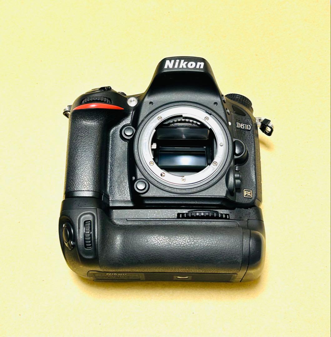 ニコン　D610ボディFX動作品　ジャンク　パワーパックNikon