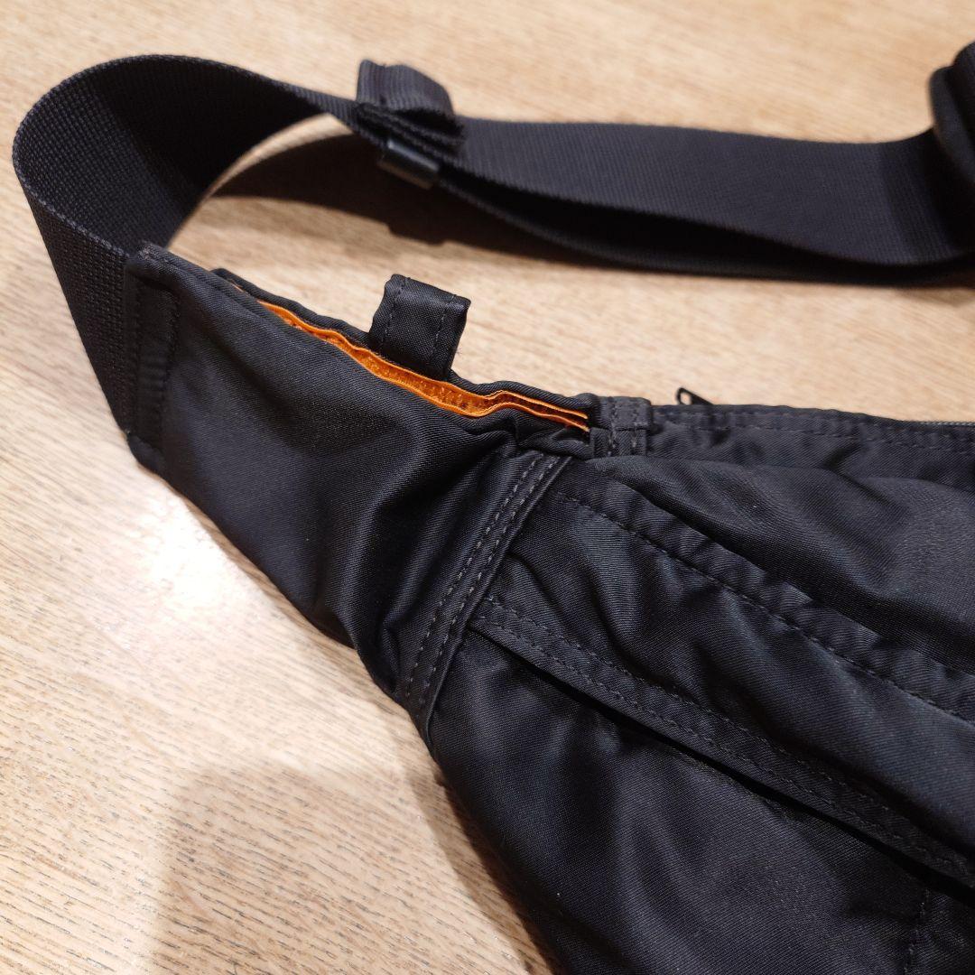 【美品廃盤ポーター】タンカー ウエストバッグL ブラック 日本製 送料込