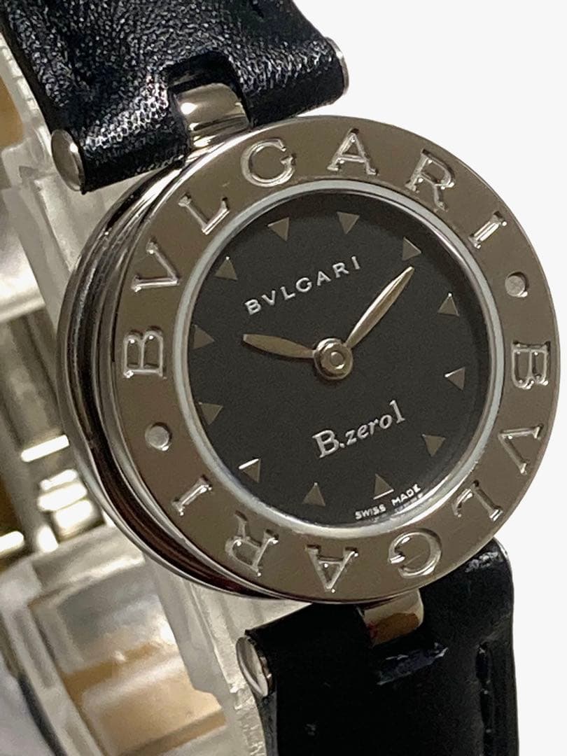 超美品！　BVLGARI ブルガリ　ビーゼロワン 黒文字盤　レディース腕時計
