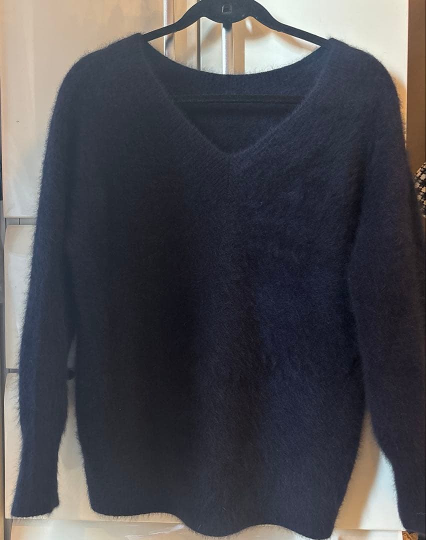 ノーリーズ　ヘアリー2wayニット