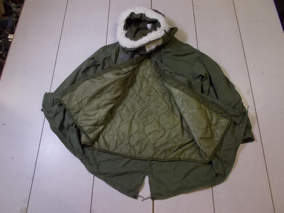 米軍実物 Ｍ65 フィッシュテールパーカー フルセット MEDIUM