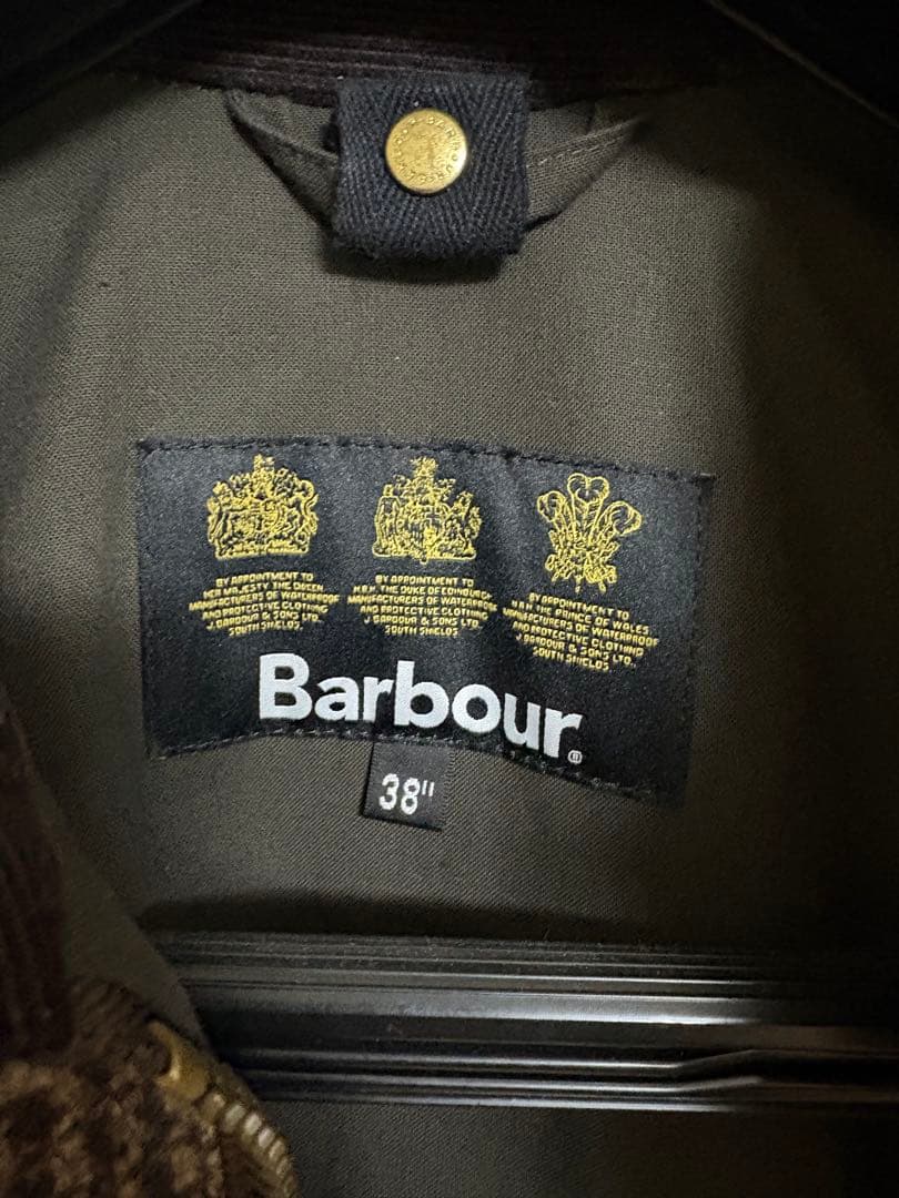 Barbour チェック柄ジャケット 38\"