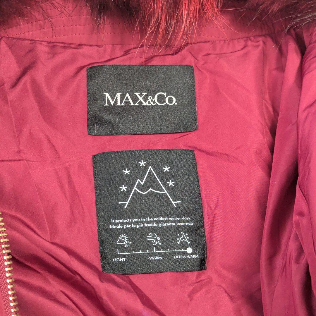 交渉可◯大きいサイズ☆MAX&Co. ラクーンファー ダウンジャケット 極暖