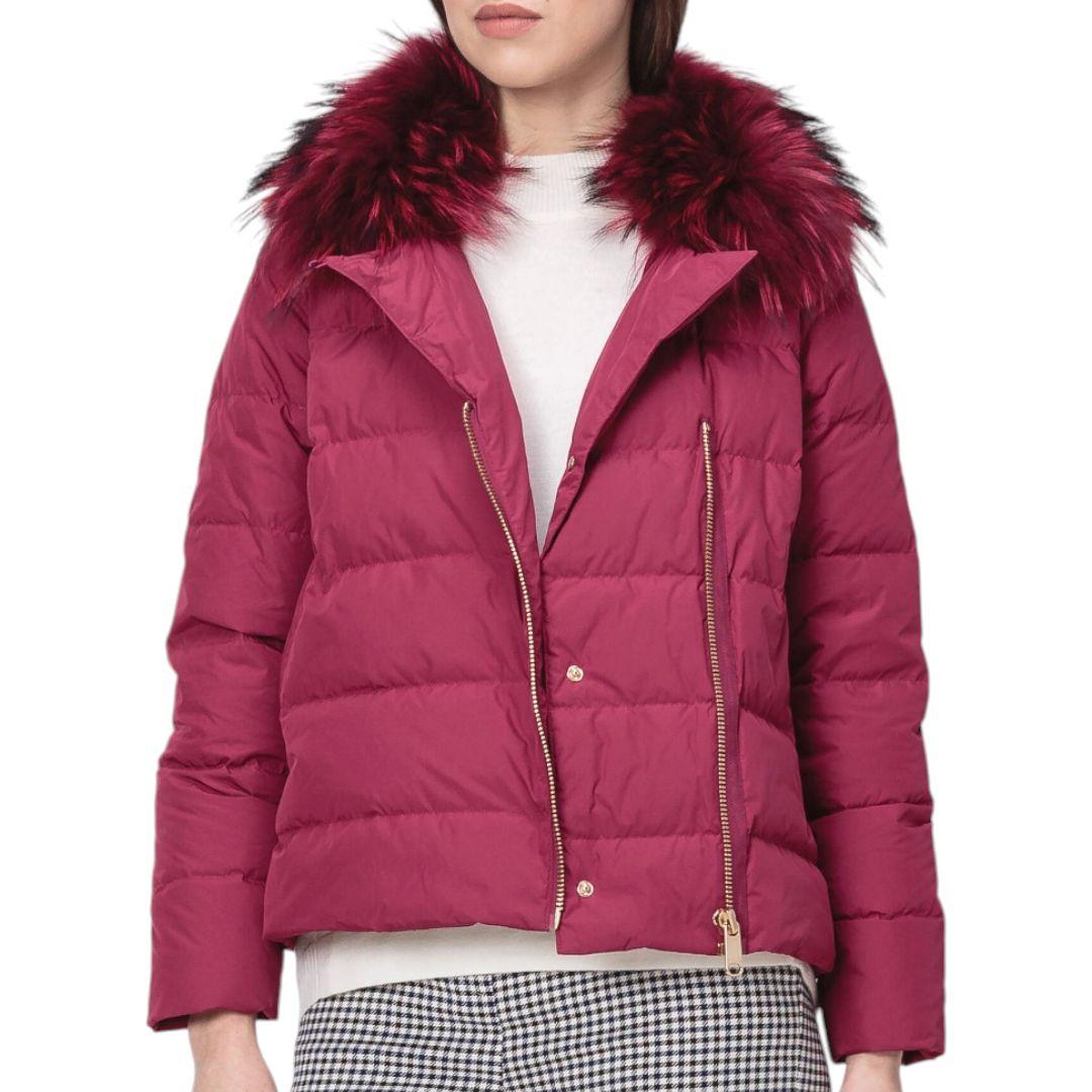 交渉可◯大きいサイズ☆MAX&Co. ラクーンファー ダウンジャケット 極暖