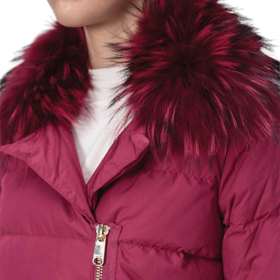 交渉可◯大きいサイズ☆MAX&Co. ラクーンファー ダウンジャケット 極暖