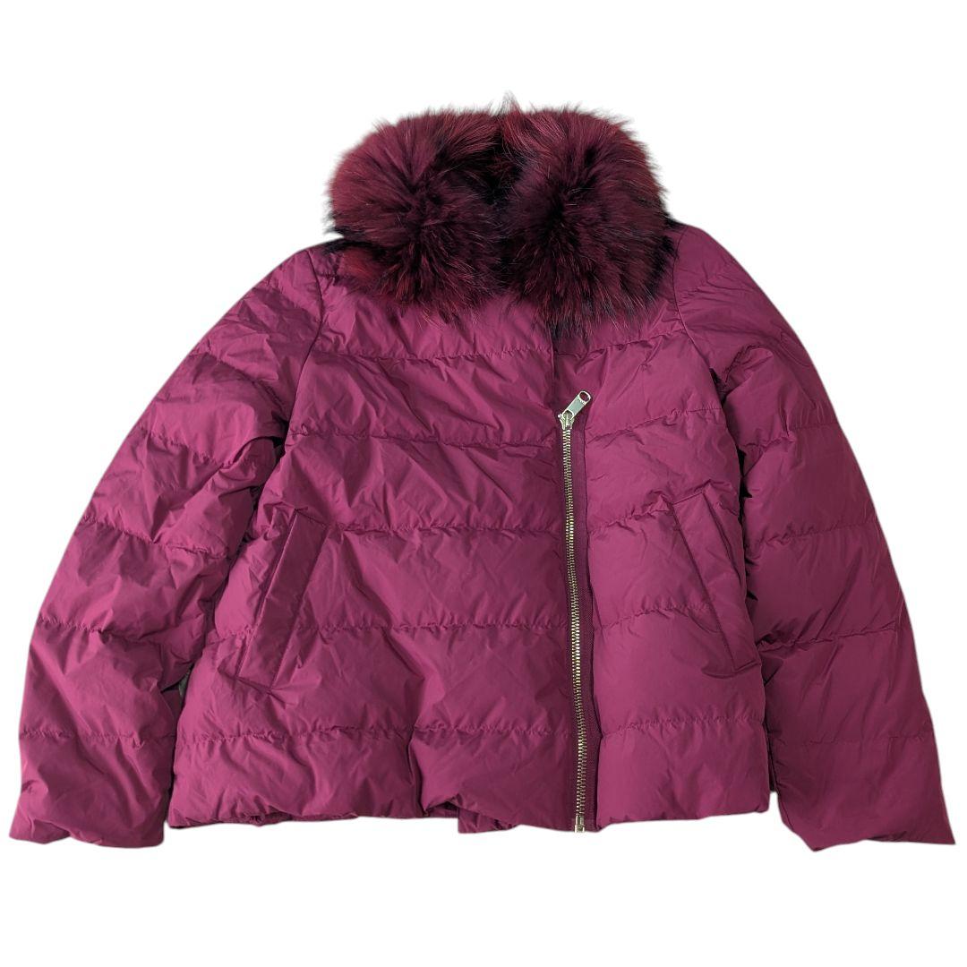 交渉可◯大きいサイズ☆MAX&Co. ラクーンファー ダウンジャケット 極暖