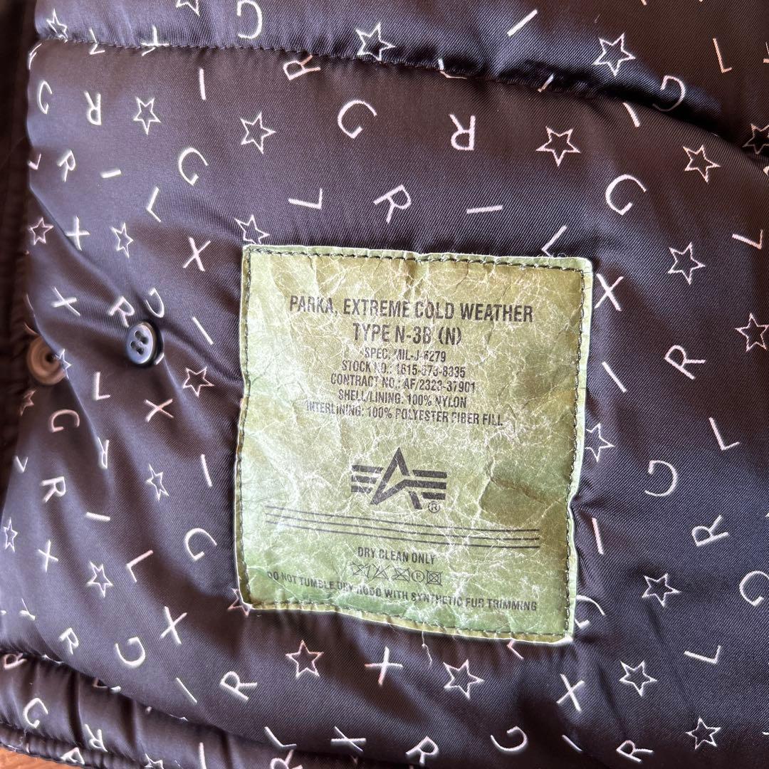 【Ｘgirl × ALPHA】コラボ N3B《黒》Ｓ