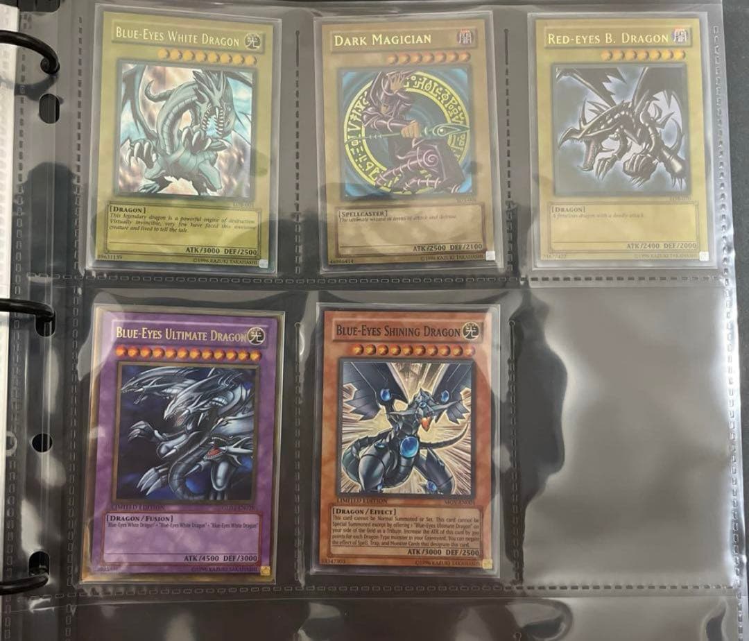 遊戯王OCG 青眼の白龍やブラックマジシャンガール等 まとめ売り エラー 英語版