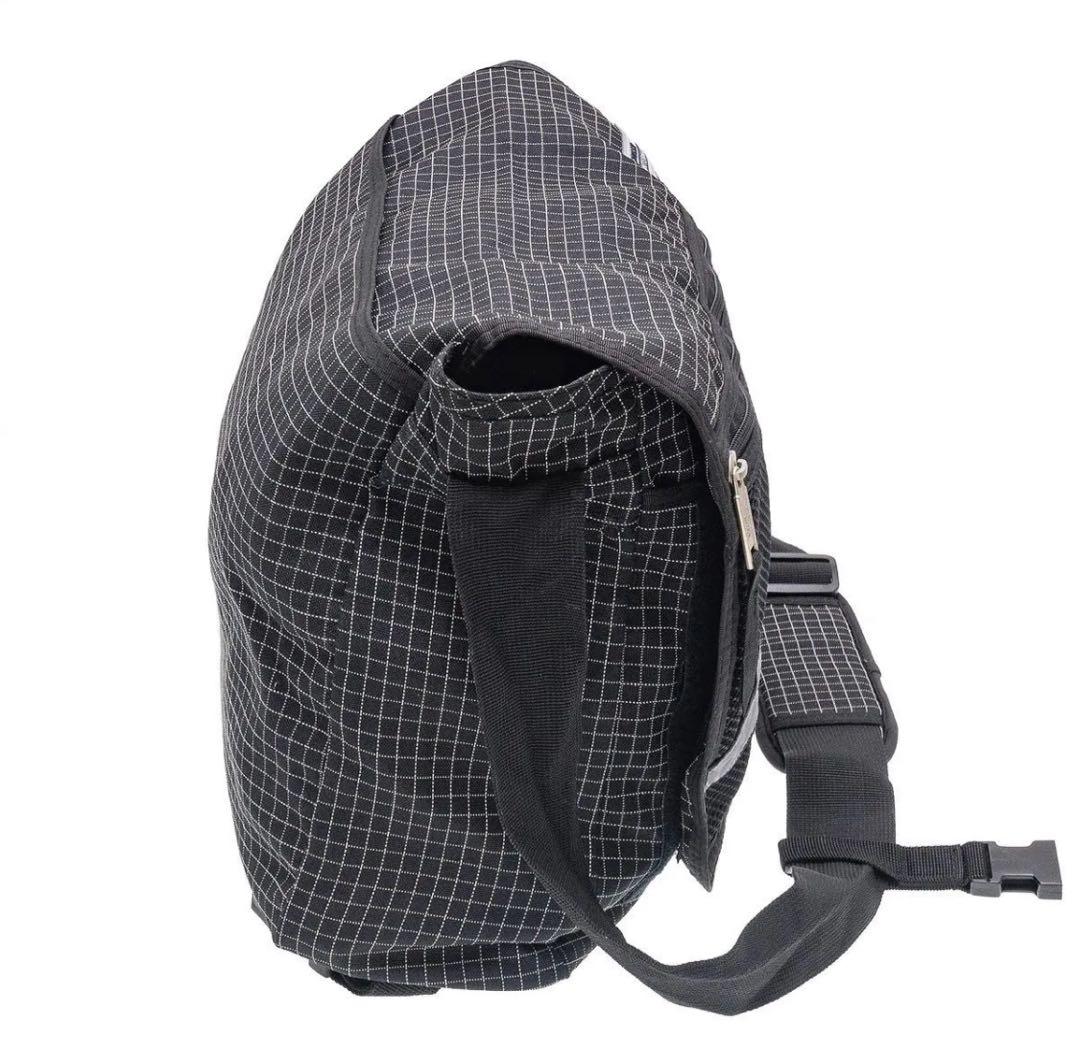 美品 90s OLD STUSSY メッセンジャーバッグ スペクトル柄 紺タグ