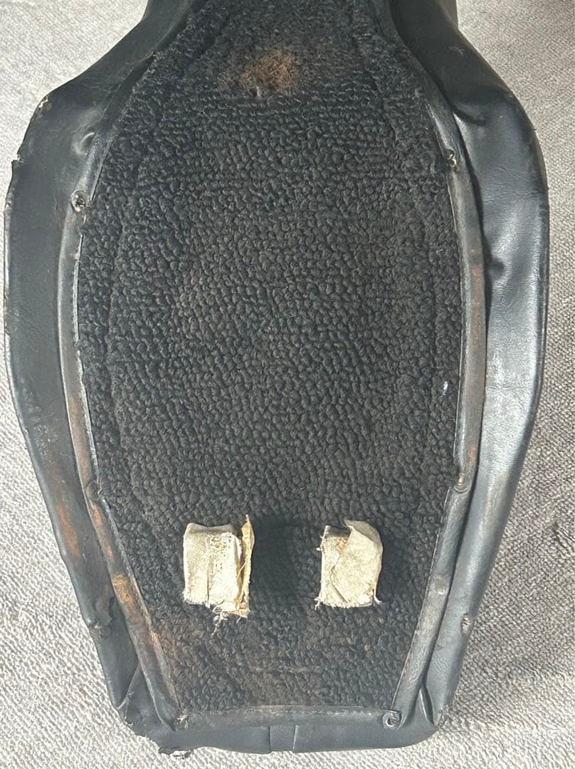 レア　コルビン段付きシート チョッパー70年代　ビンテージ