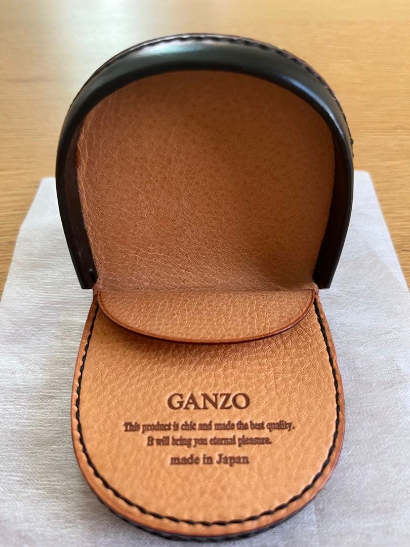 GANZO 牛革　馬蹄型小銭入れ