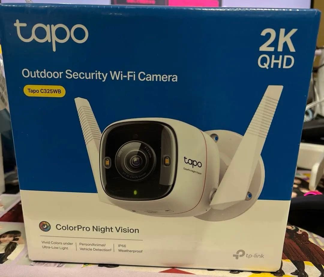 【新品】 Tapo C325WB 2K QHD 防犯カメラ 屋外 防水防塵