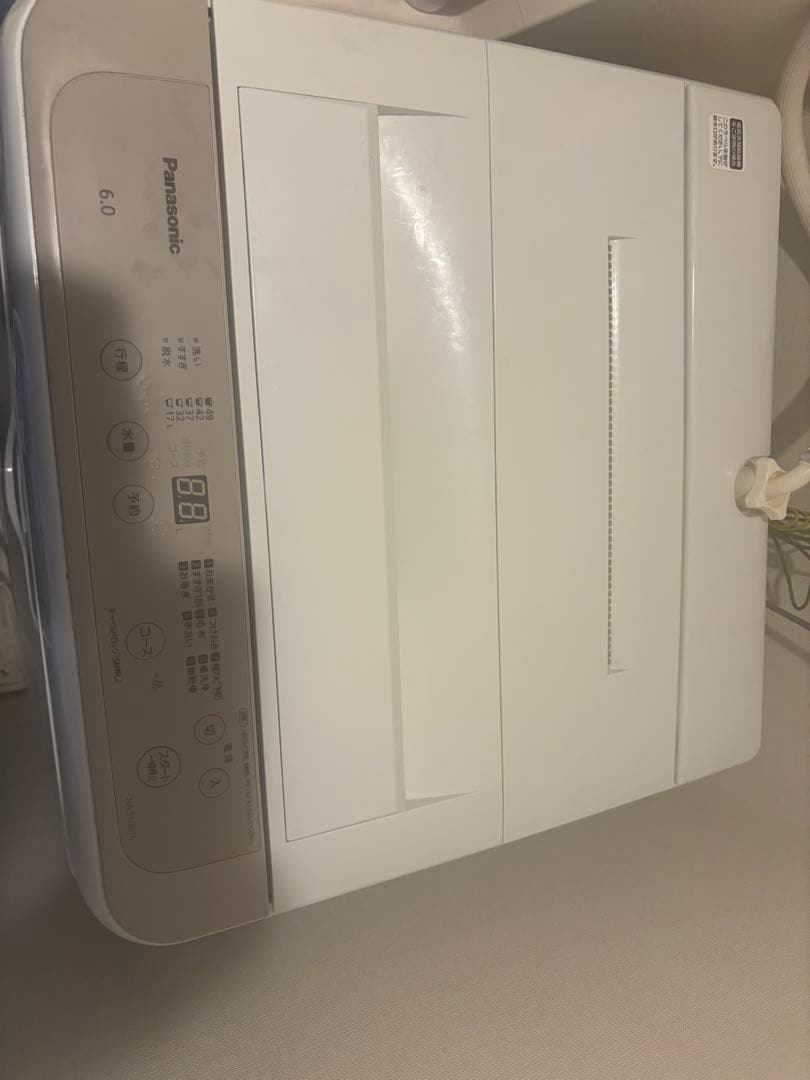 Panasonic 洗濯機本体 2022年製 ホワイト