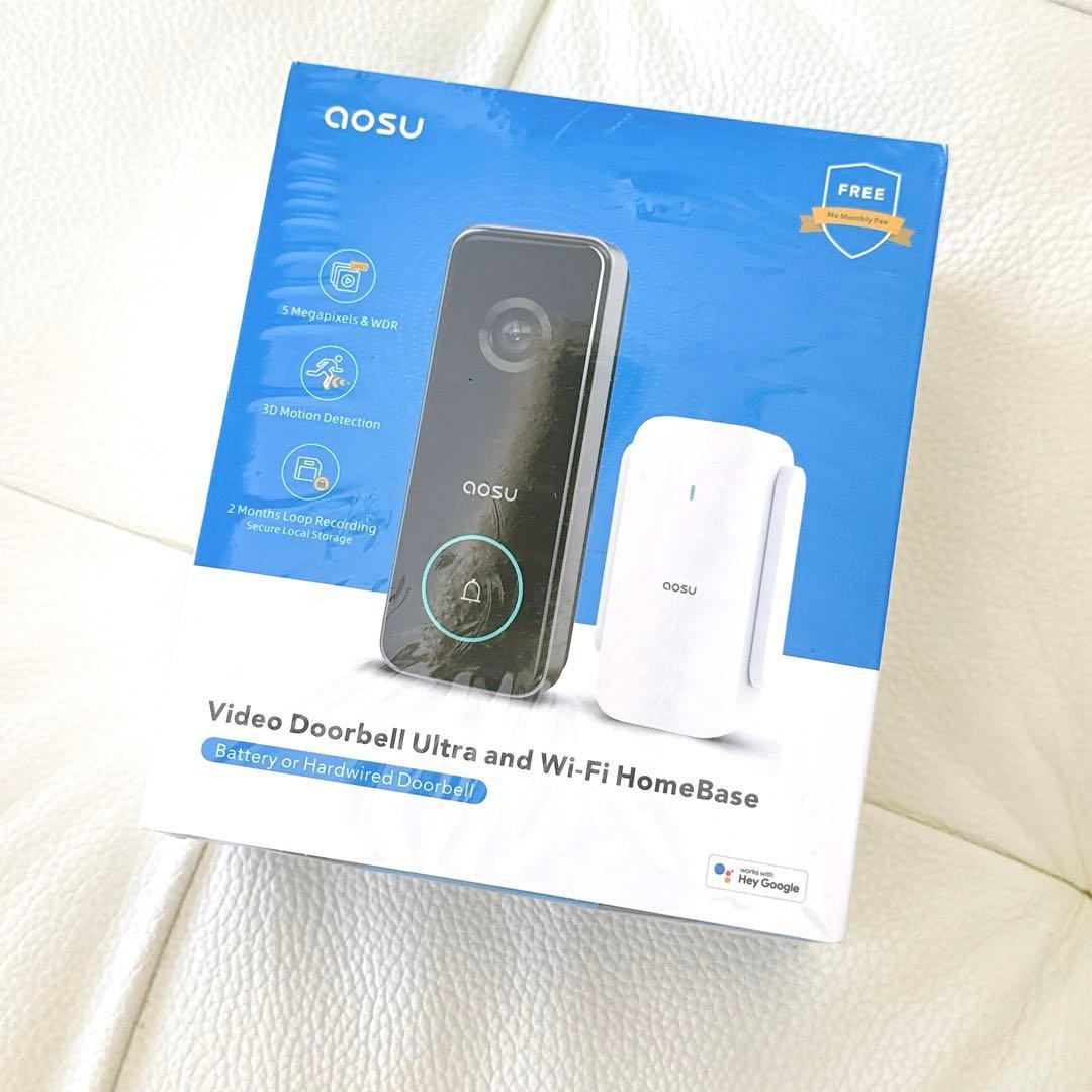 新品未開封✨インターホン ワイヤレスドアホン カメラ付き通話録画 wifi防犯