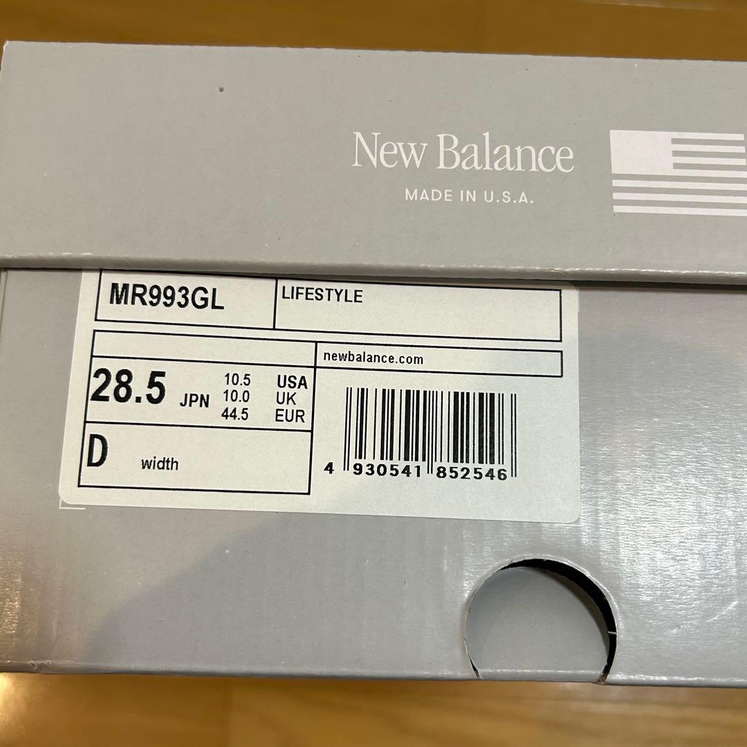 new balance ニューバランス MR993GL 28.5cm グレー