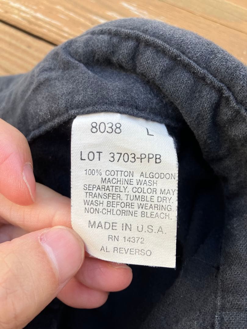 希少！！FIVE BROTHER ネルシャツ ブラック USA製