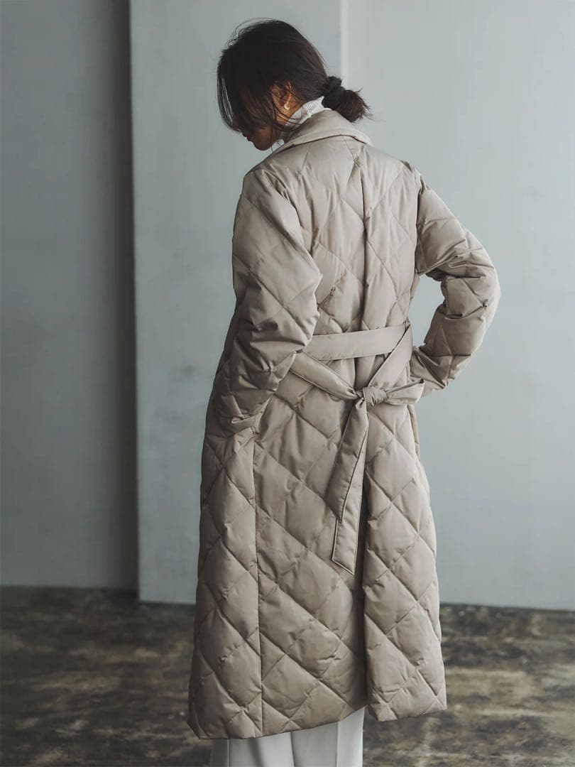 【2025aw完売品】TAION anuans コラボ　チェスターロングダウン