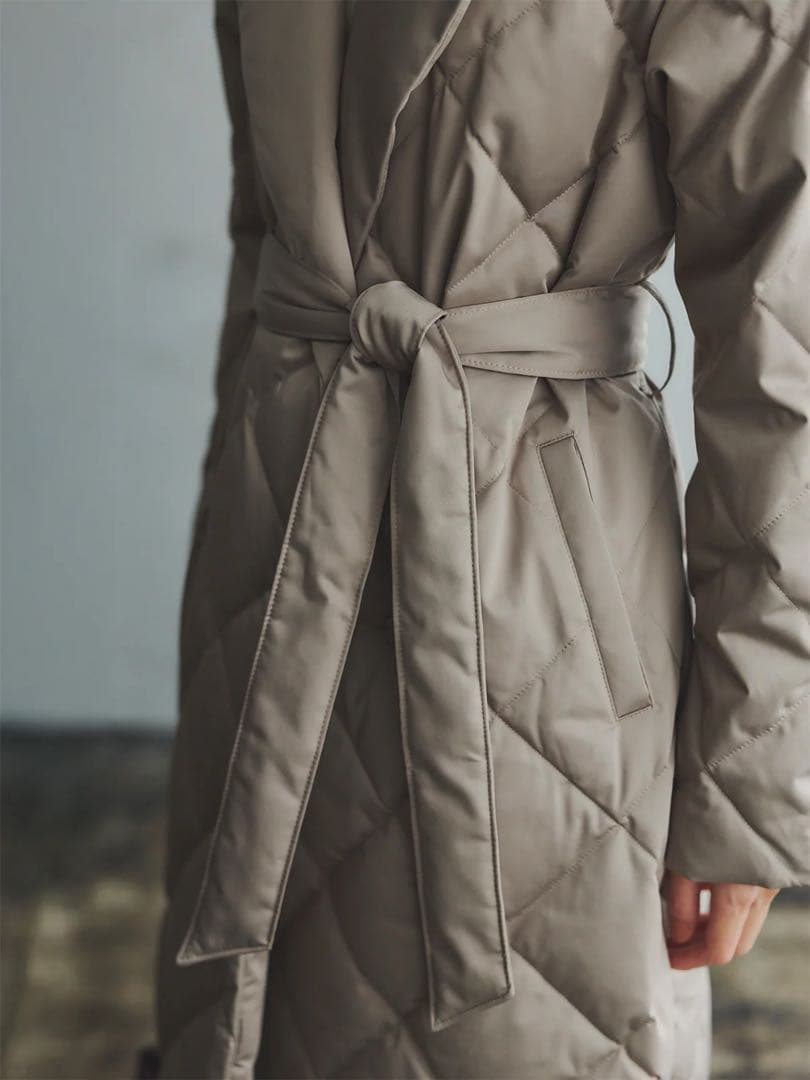 【2025aw完売品】TAION anuans コラボ　チェスターロングダウン