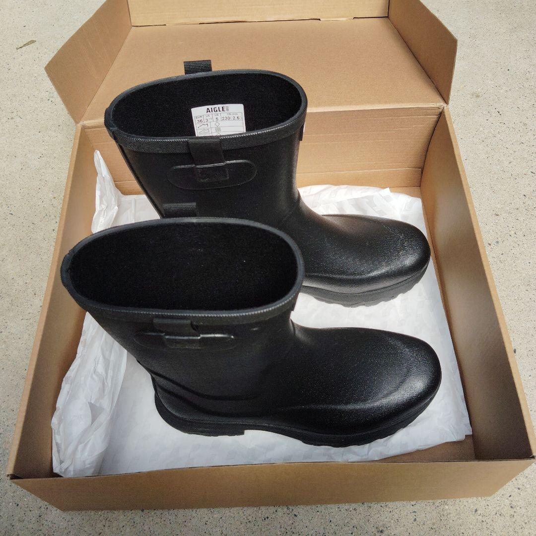 エーグル レインブーツ AIGLE ALYA BLACK