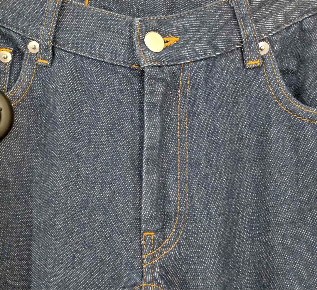 MM6 Maison Margiela 17SS カットオフ ワイドデニムパンツ