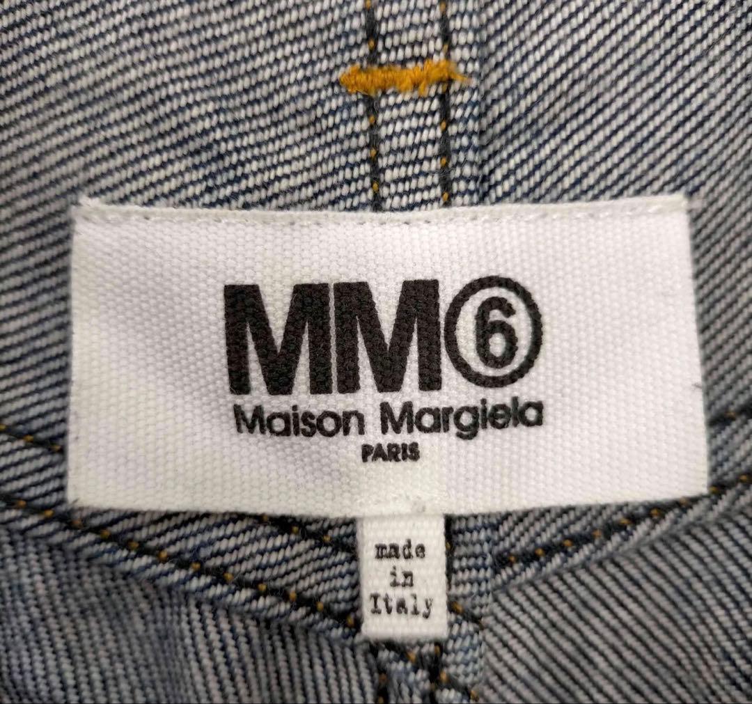 MM6 Maison Margiela 17SS カットオフ ワイドデニムパンツ