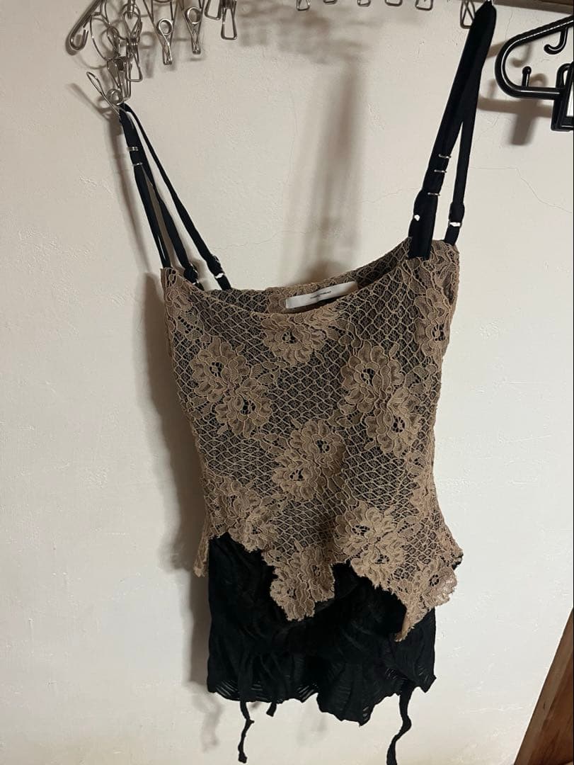 新品theredthread S cutting lace dress