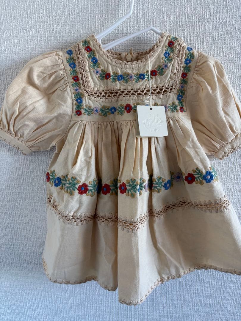 ワンピース Apolina Patsy Dress - Milk 1-2Y