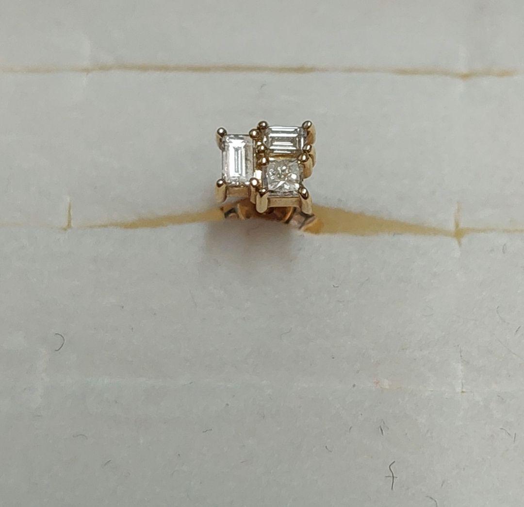 ✨現行品✨　AHKAHアーカーモザイクリュール ピアスk18　Au750