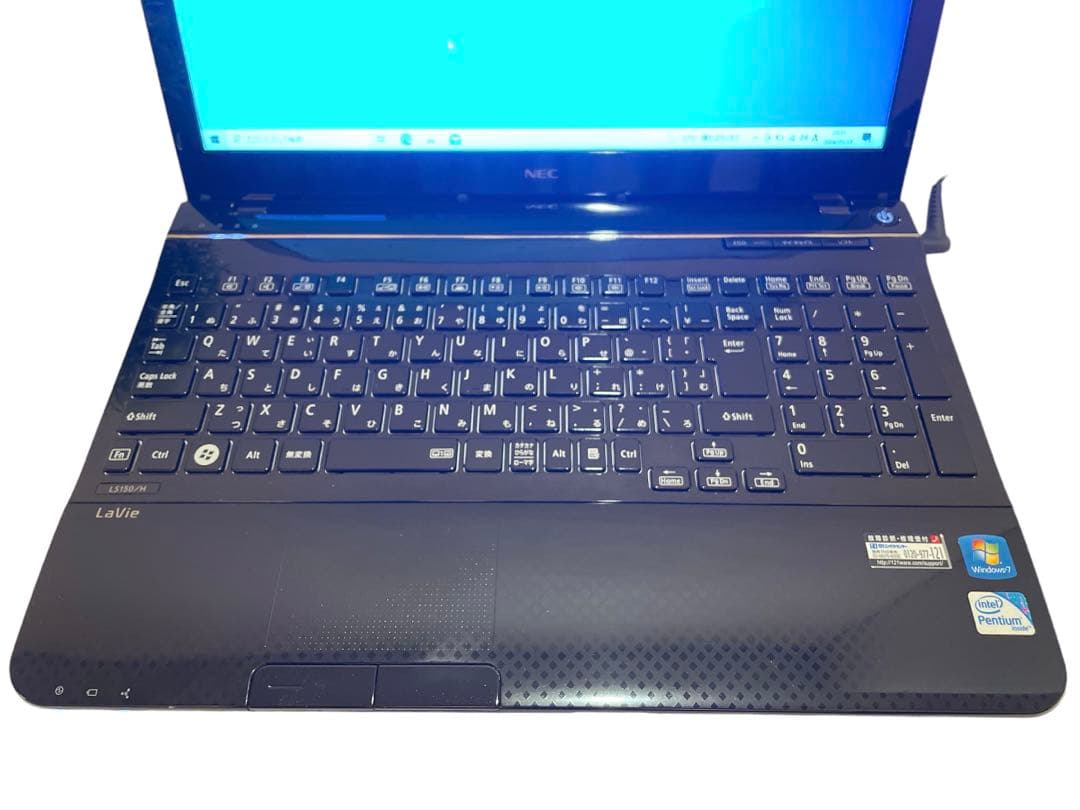 NEC LaVieノートパソコンWindowsブラック初心者向け