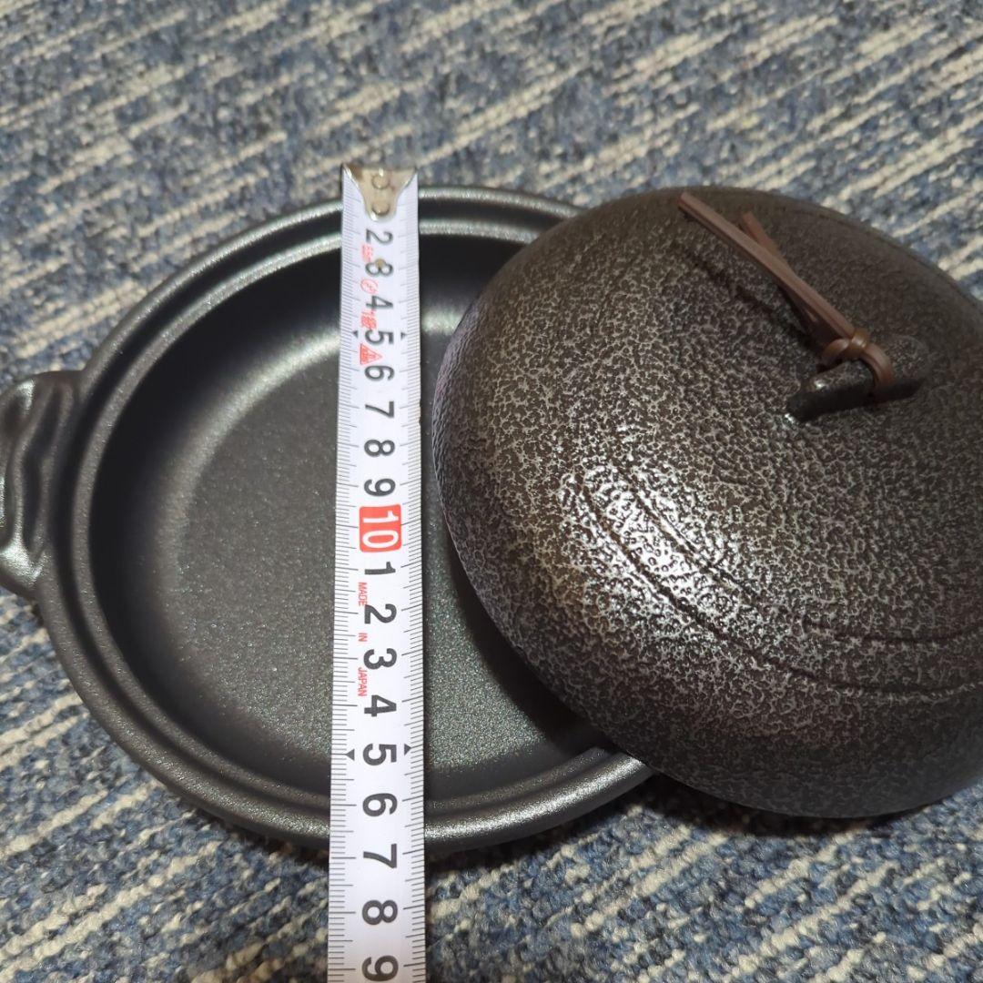 ｍ*9様 丸陶板 アルミ合金製　フッ素　ステーキ　すき焼き鍋　調理器具　★１０セ