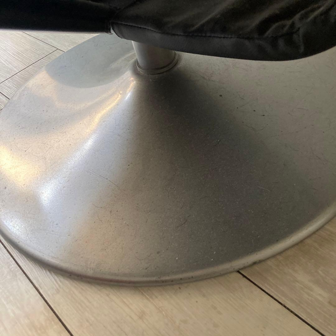 リクライニングチェア 黒 合成皮革