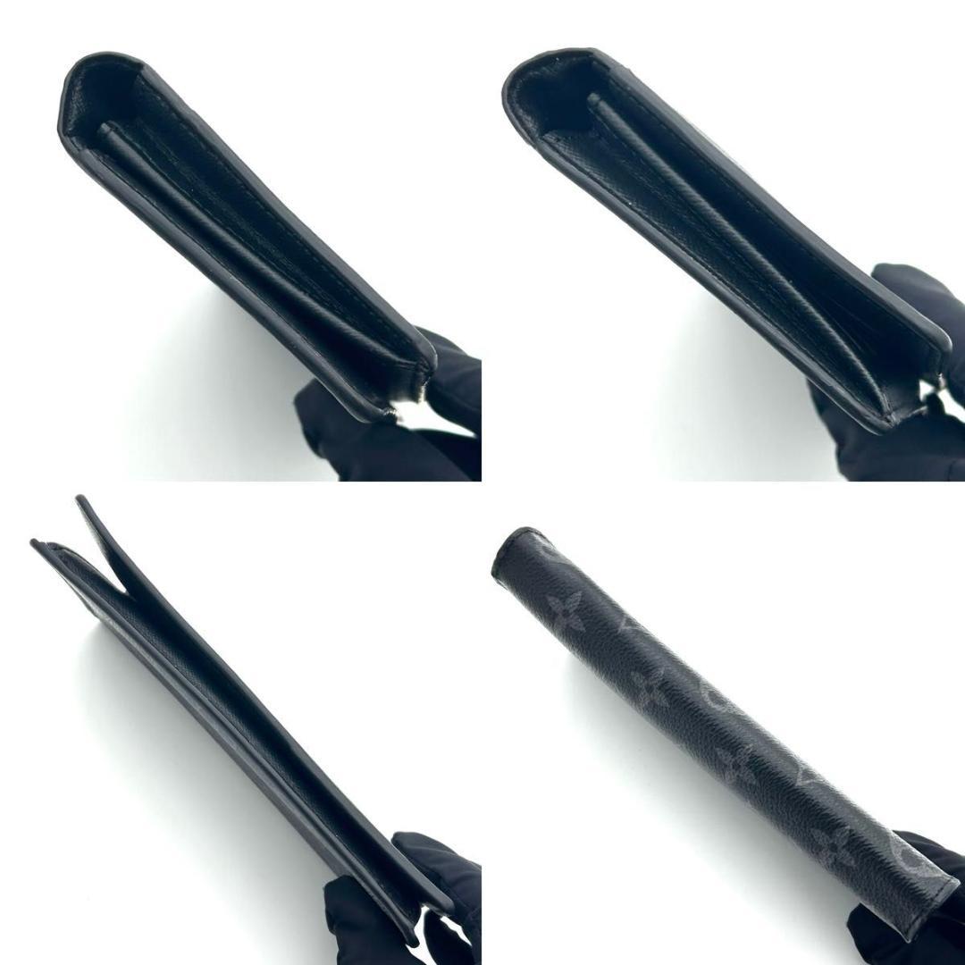 ルイヴィトン 長財布 エクリプス ポルトフォイユ ブラザ ブラック メンズ