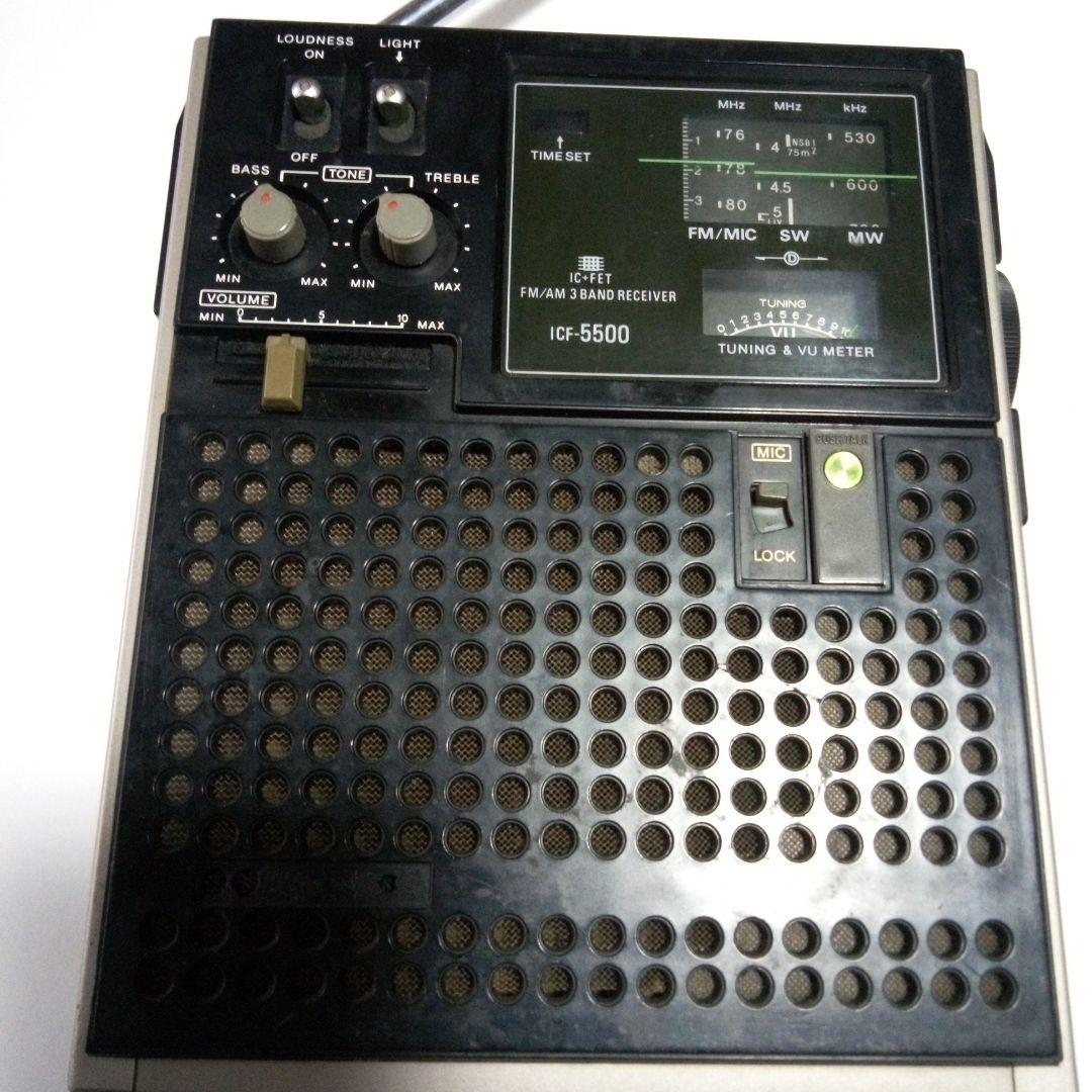 SONY　ICF-5500　家庭用ラジオ