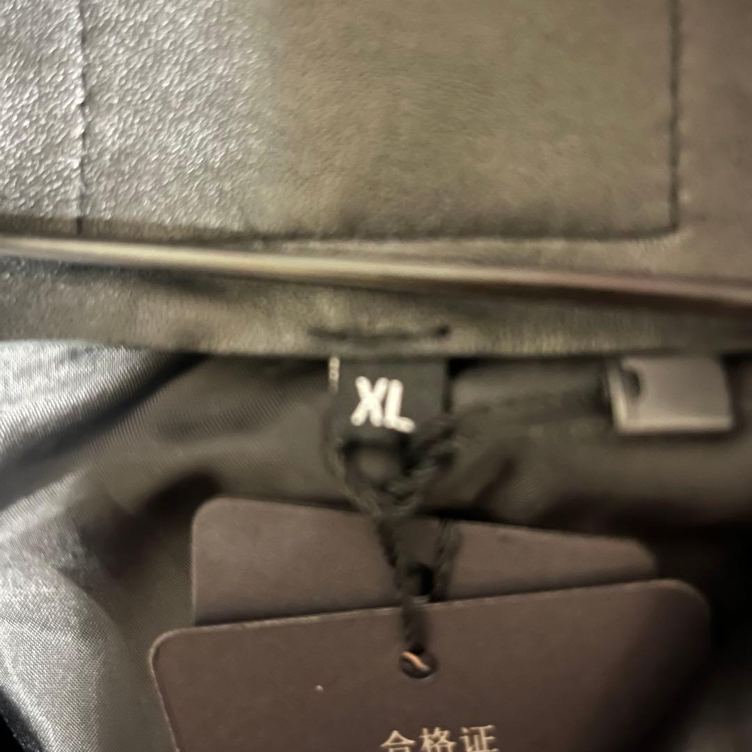 ✨新品 未使用✨ FORTIME ライダース ジャケット ラムレザー 羊革 XL