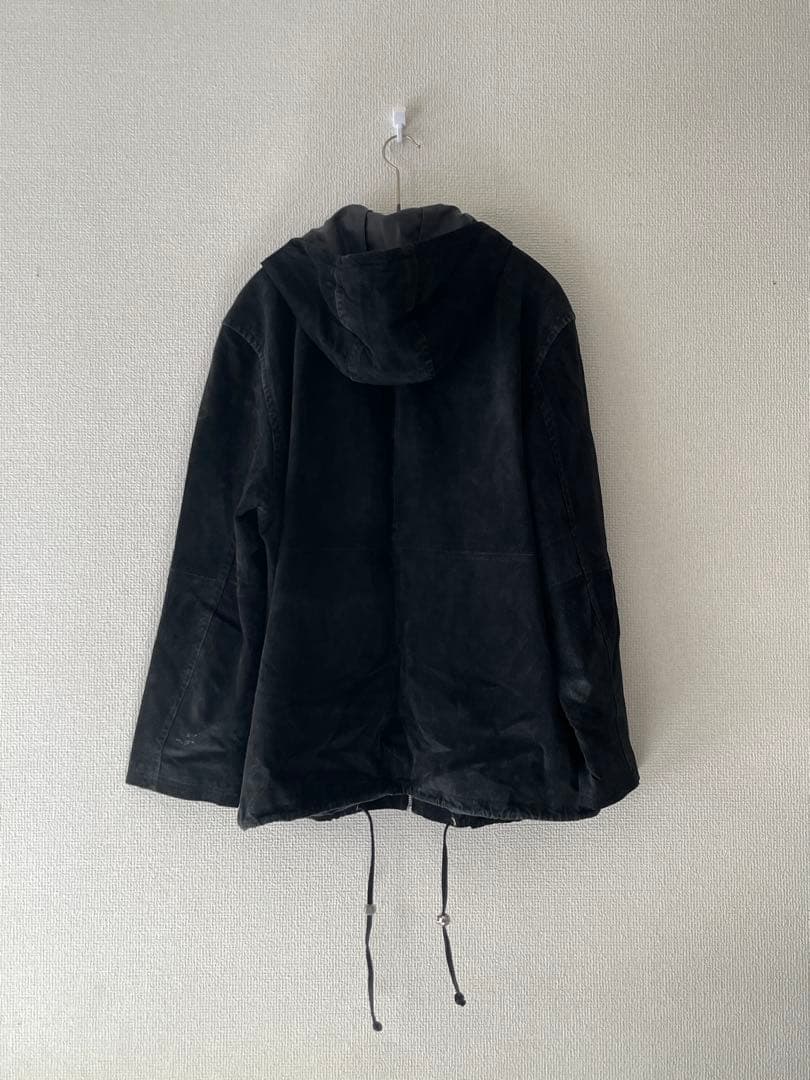 スタッズレザーフーディ　スエード　11737491