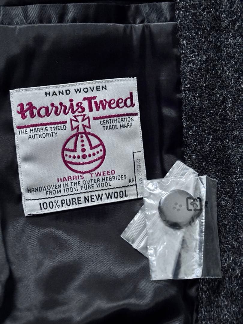 ユナイテッドアローズ　別注Harris Tweed チェスターコート