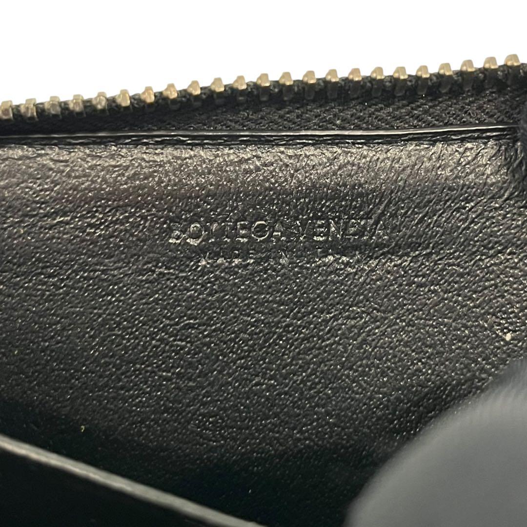 極美✨ボッテガヴェネタ ケース 小銭入れ イントレチャート ブラック