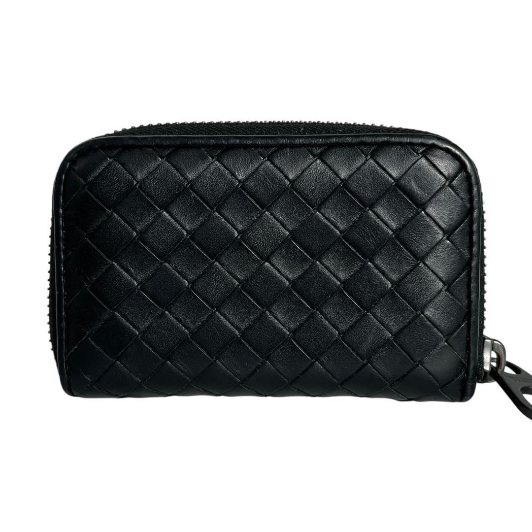 極美✨ボッテガヴェネタ ケース 小銭入れ イントレチャート ブラック