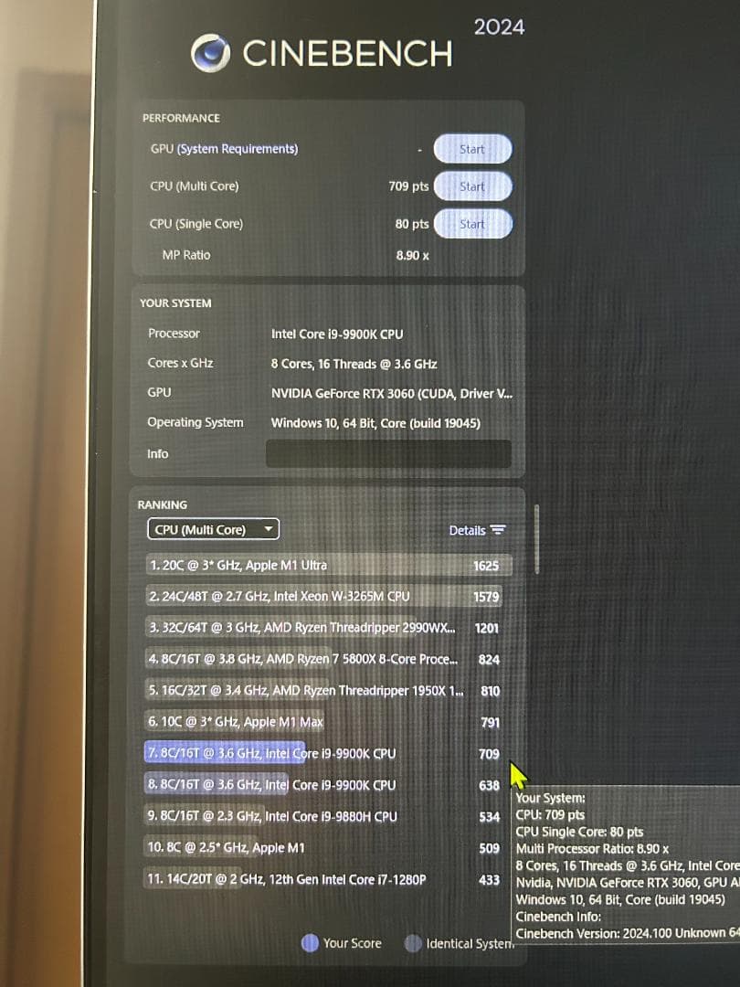 intel 9900k+ NH-D15クーラー+windows10