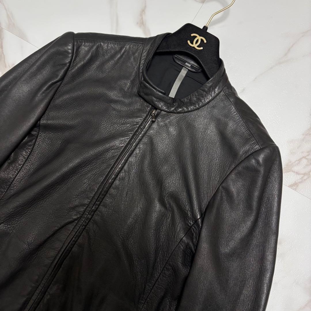 激レア✨️カズユキクマガイ 鹿革 シングル ライダース レザー ジャケット