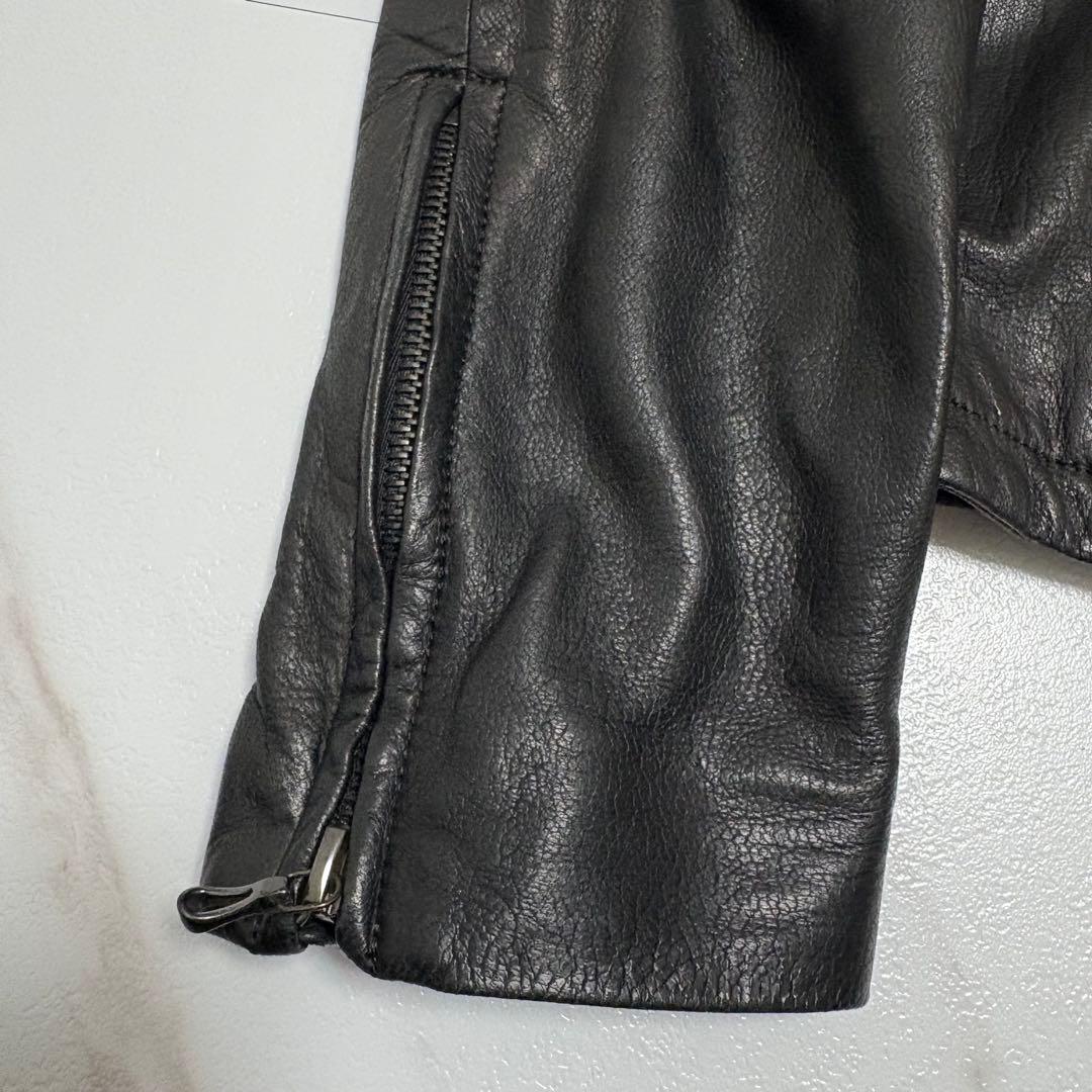 激レア✨️カズユキクマガイ 鹿革 シングル ライダース レザー ジャケット