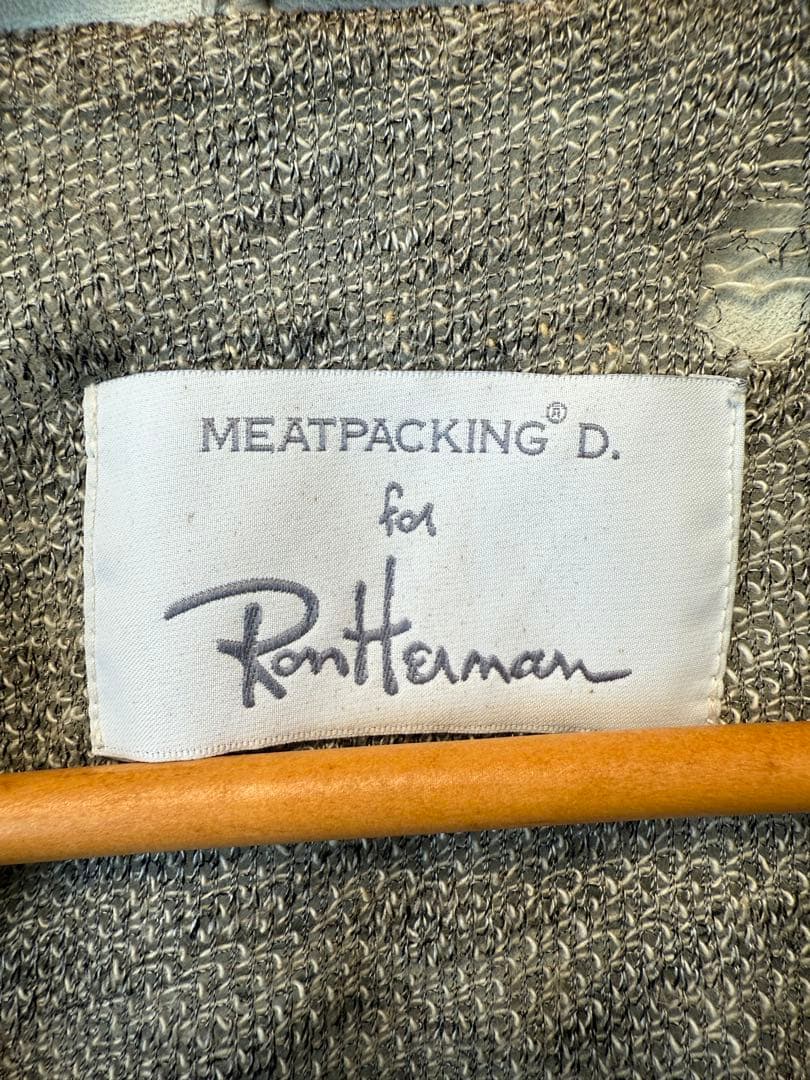 ロンハーマンMEATPACKING D シングルライダースジャケット ベージュM