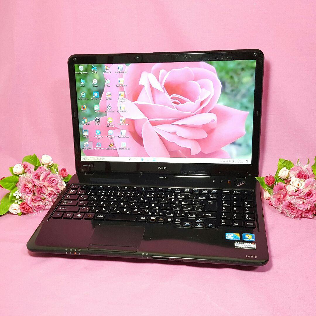 新Win10❥CORE-i5❥ブラック❥LaVie❥画像編集❥テンキ❥Wi-Fi