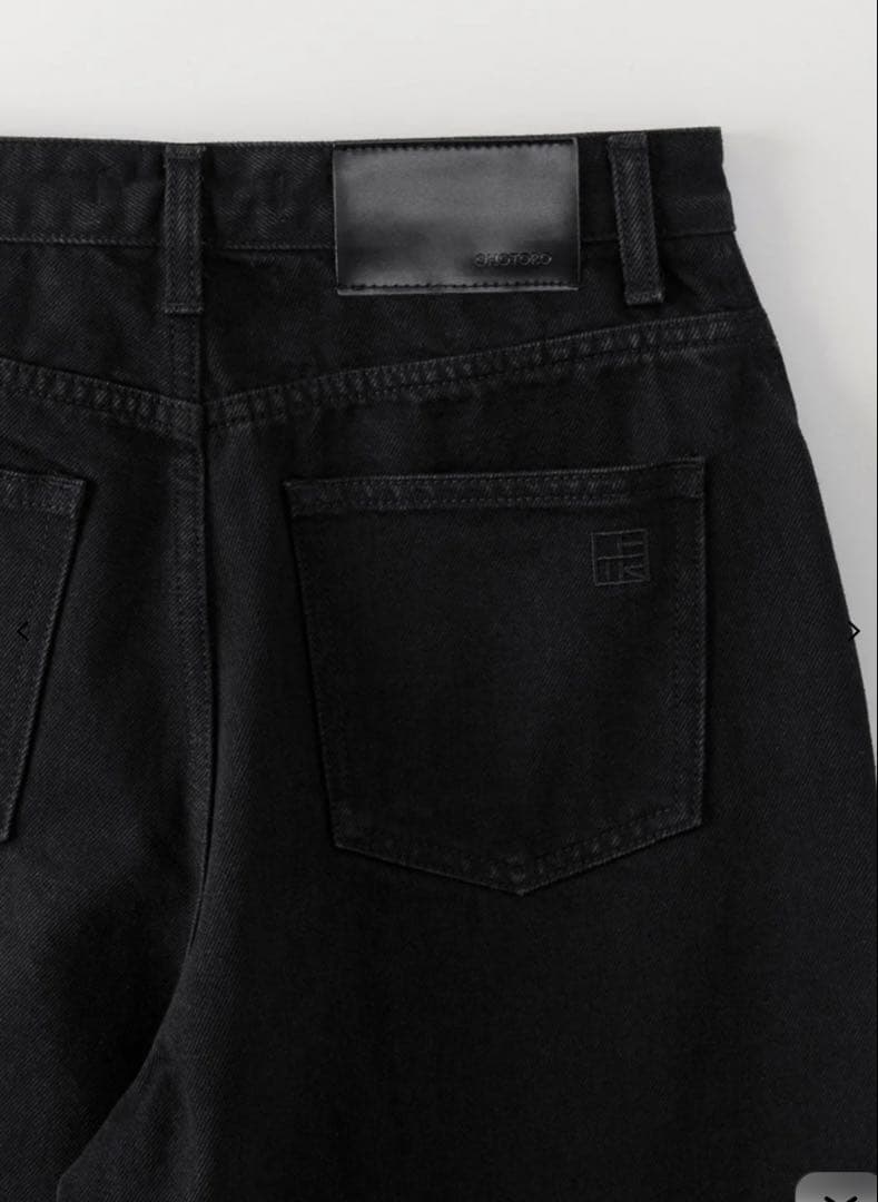 パンツ ohotoro Loom Black Jeans