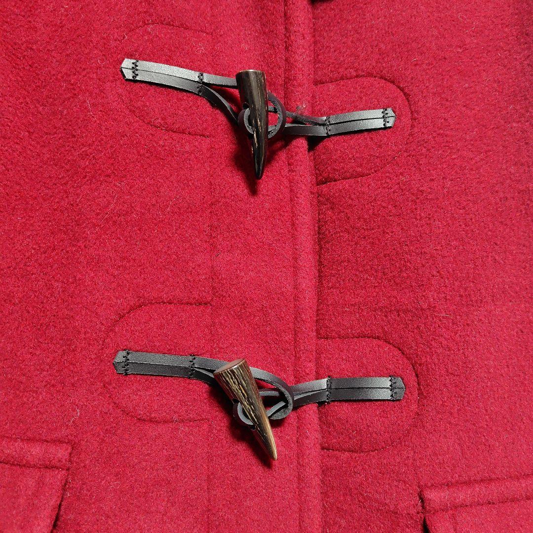 LONDONtradition赤ウールダッフルコート
