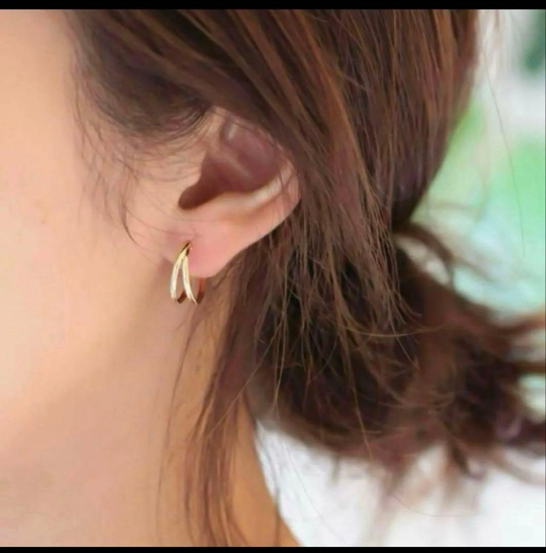 Noir de poupee k10 pierce フープ ノアールドプーペ