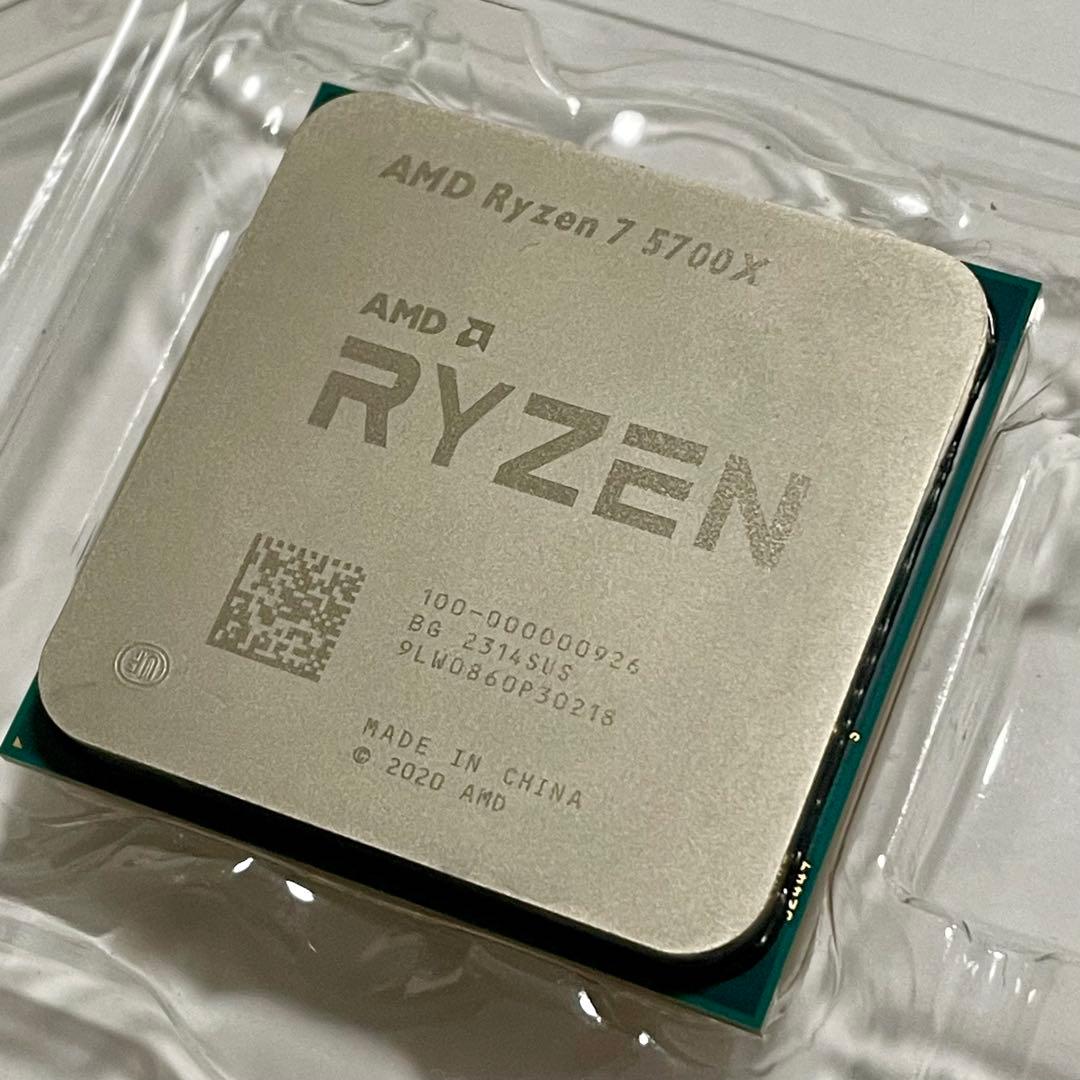 AMD Ryzen 7 5700X CPU 8コア16スレッド