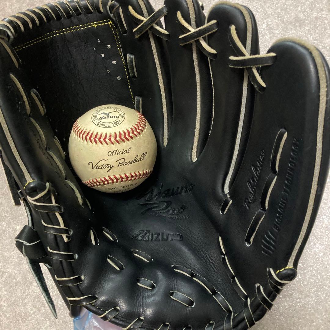 ミズノプロ 一般 大人用 硬式 投手 野球 グローブ グラブ 状態良好品